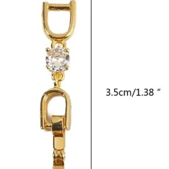 Extender | Clasp Fold Over Crystal Rhinestone Extender  for Bracelet or Necklace - Picture 6 of 7